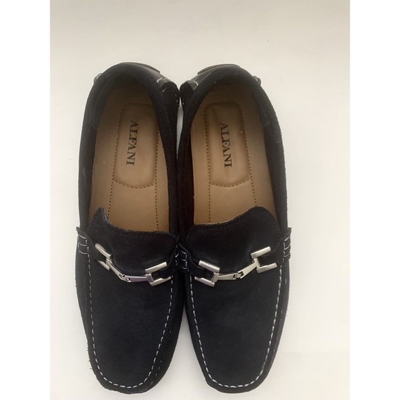 ALFANI MERRY Men\'s Blue Suede Slip-On Loafer Size 8M (1165) main image 11